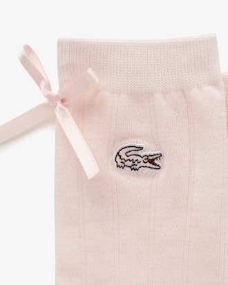 여성 리본 포인트 스카시 삭스