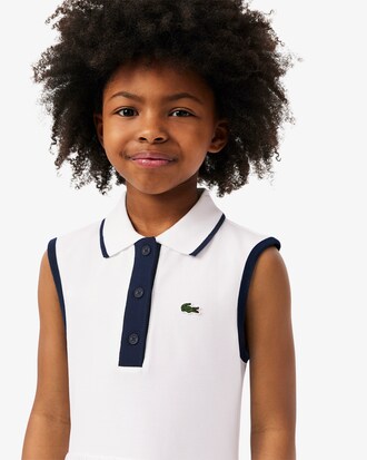 여아 플리츠 폴로 원피스