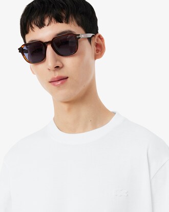 테니스 코트 등판 그래픽 반팔 티셔츠