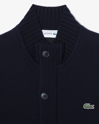 버튼형 방풍 하이넥 가디건