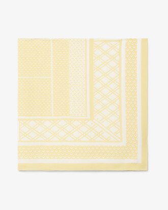 테니스 코트 프린트 스카프