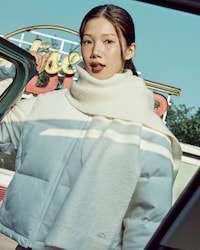 부클 울 머플러