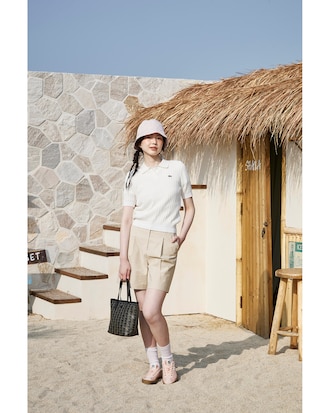 코튼 라운드 버킷햇