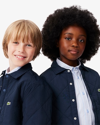 셔츠형 퀼팅 자켓