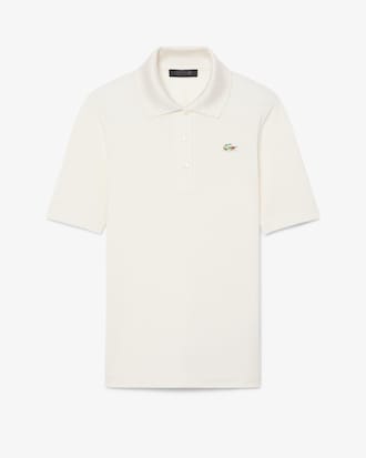 여성 실크 피케 슬림 폴로