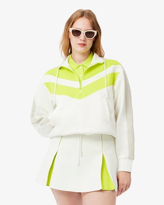 컬러블럭 하프짚업 스웻셔츠