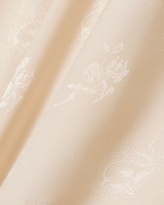 여성 자카드 튤 인서트 자수 드레스