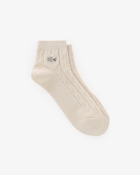 여성 케이블 앵클 삭스