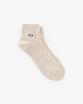 여성 케이블 앵클 삭스