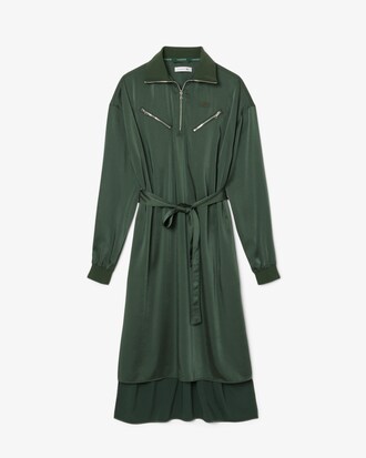 플루이드 지퍼 디테일 드레스