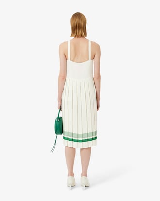 여성 언발란스 플리츠 드레이프 롱 드레스