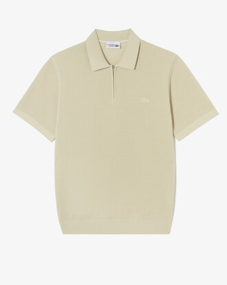 골프 투톤 반집업 스웨터