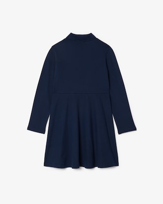 베이직 긴팔 피케 원피스