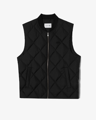 다이아 퀼팅 다운 베스트