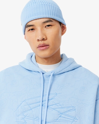 홀리데이 크루넥 후드 풀오버