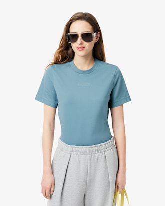 엠보 로고 반팔 티셔츠