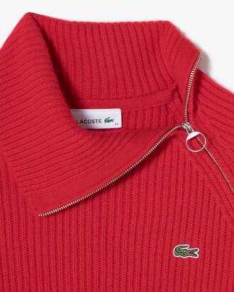 사선 하프짚업 스웨터