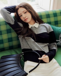 울캐시미어 럭비 스웨터