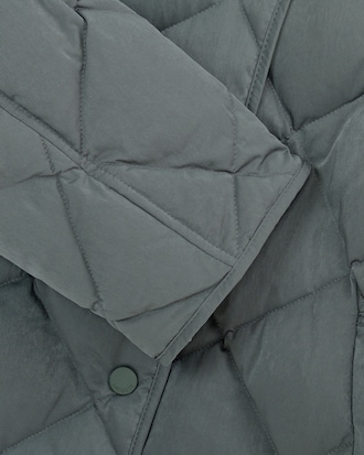 다이아퀼팅 경량 카라 다운