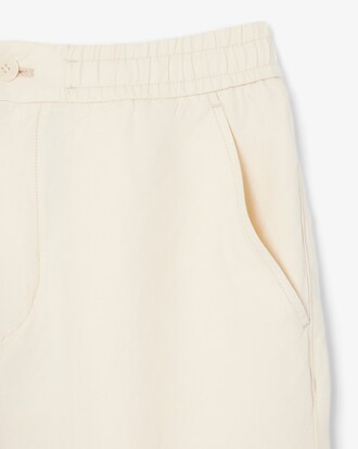 린넨 혼방 밴딩 치노