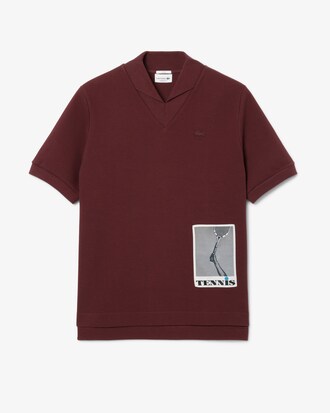 슬릿 디테일 오버사이즈 폴로