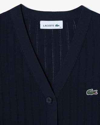 브이넥 반팔 가디건