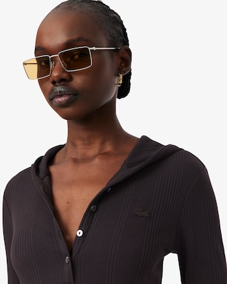 멀티 립 후드 티셔츠