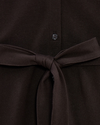 핏앤플레어 반팔 피케 드레스