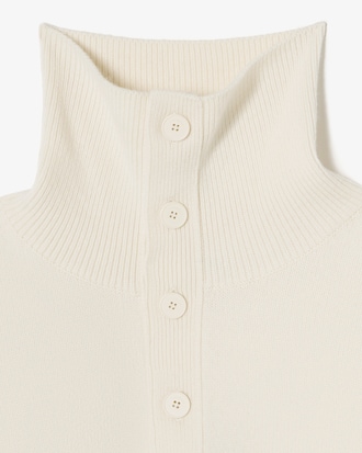 하프 버튼 풀오버