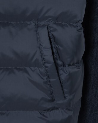 니트소매 경량 다운