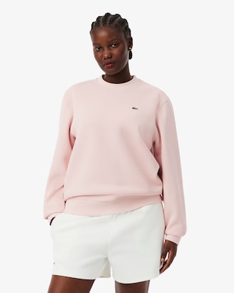 더블페이스 피케 크루넥 스웻셔츠