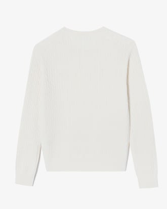 케이블 크루넥 스웨터