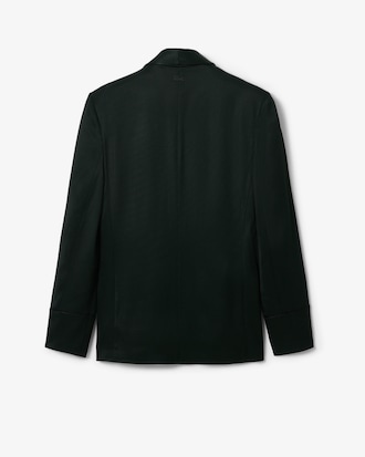 실키 개버딘 숄 라펠 재킷