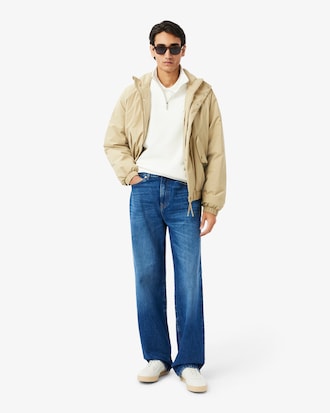 루즈핏 반집업 풀오버