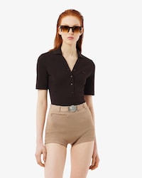 슬림핏 미니 피케 스트레치 반팔 폴로 셔츠