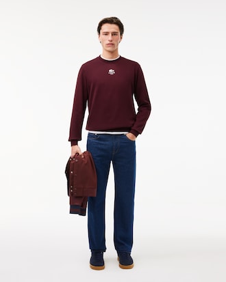 캐주얼 크루넥 스웻셔츠