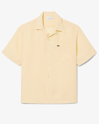 하와이안 카라 린넨 반팔 셔츠