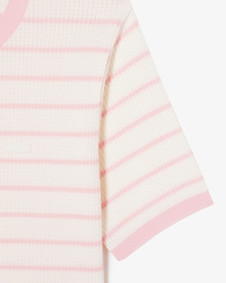 스카시 크루넥 반팔 스웨터