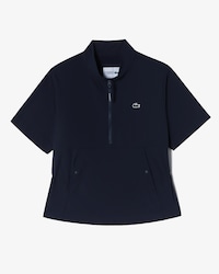 실루엣 반팔 우븐 아노락