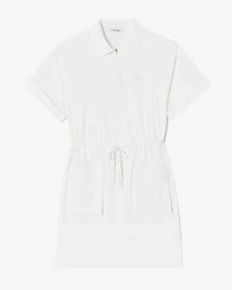 우븐 카라형 드레스