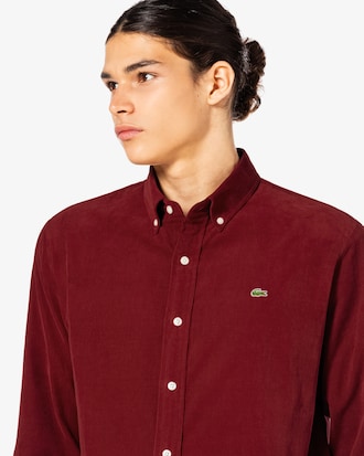 코듀로이 솔리드 셔츠