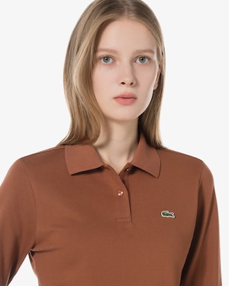 레귤러핏 긴팔 폴로셔츠