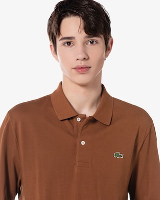 프렌치 레귤러핏 긴팔 베이직 폴로