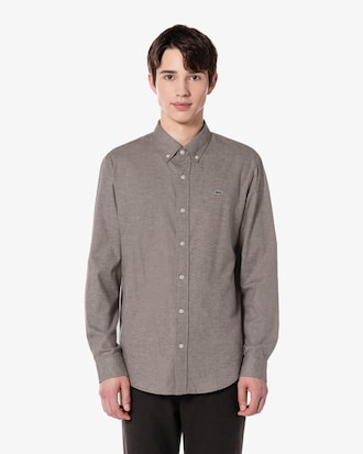 플란넬 체크 셔츠