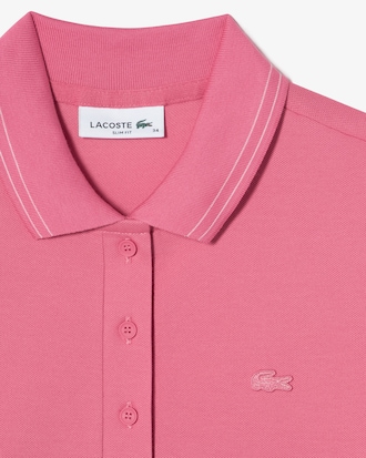 미니피케 스티치 폴로 드레스