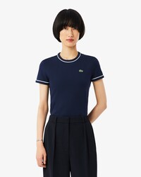 슬림핏 저지 반팔 티셔츠