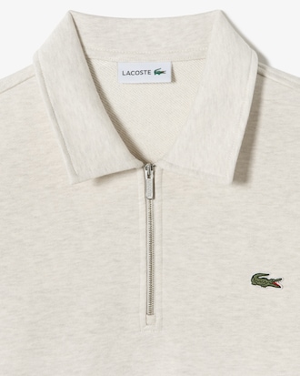 베이직 반집업 스웻셔츠