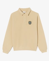 뱃지 매치 폴로형 스웻셔츠