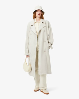 코튼 트윌 트렌치코트