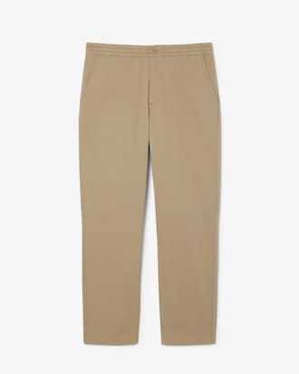 코튼 스트레치 레귤러핏 밴딩 팬츠